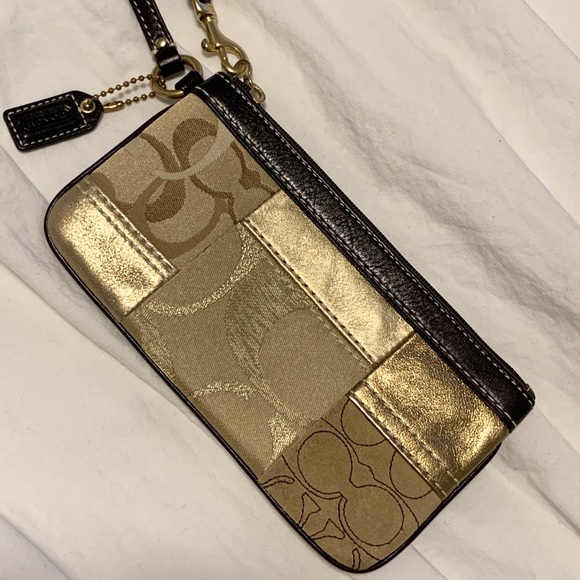 COACH Patchwork Wristlet - Picture 2 of 3